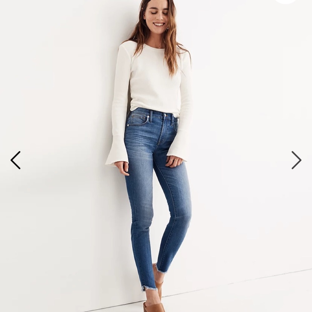 Madewell 10'' high-rise skinny